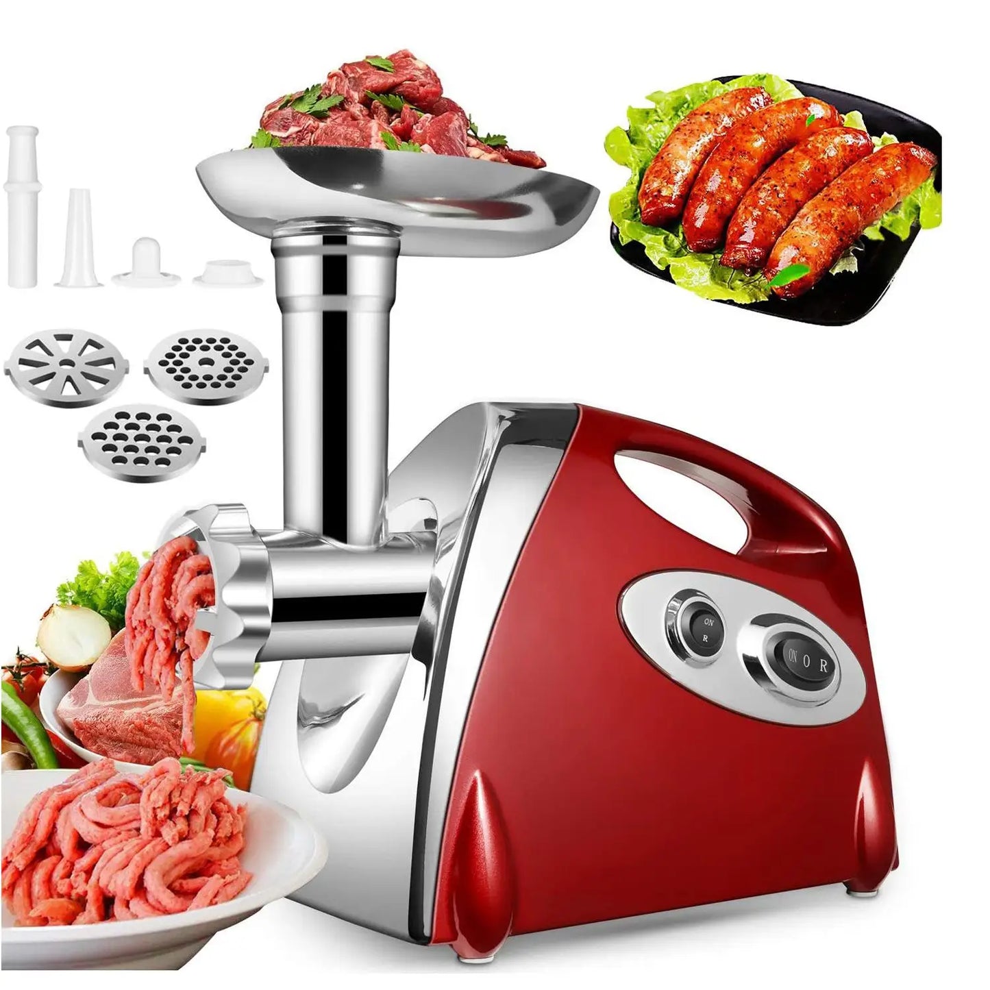 Picadora de carne eléctrica potente Max 2800W