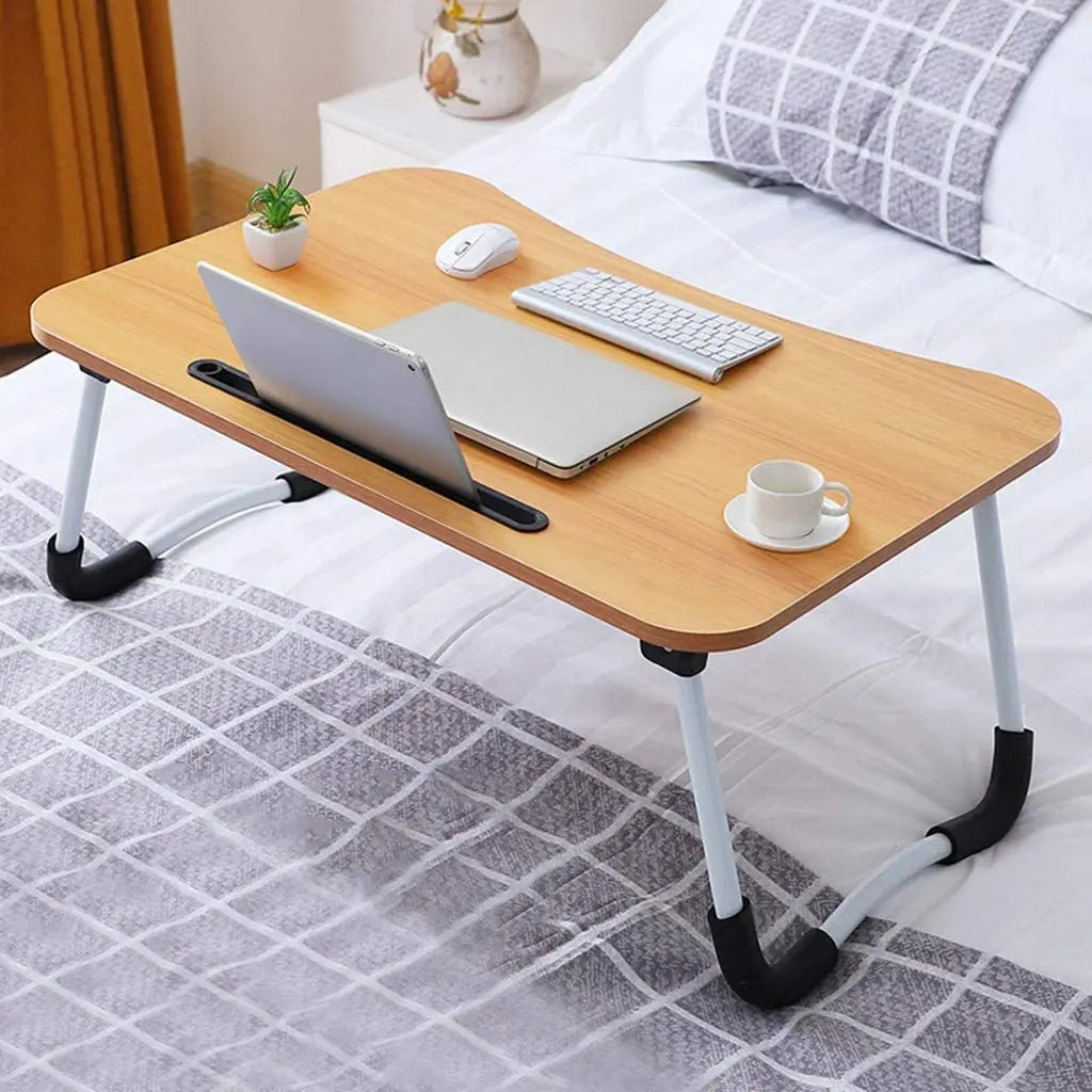 ARISE SHOP-Mesa De Cama Plegable Portátil Multifunción 60Cm X40Cm