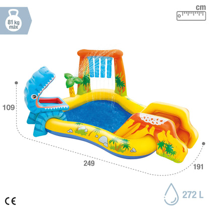 INTEX - Centro juegos hinchable 249x191x109 cm,