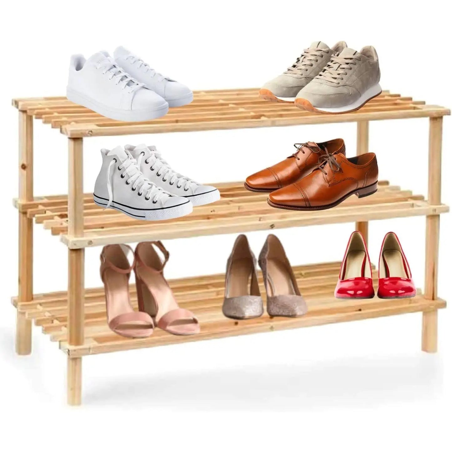 ARISE SHOP-Zapatero Madera 2-3-4Pisos Diseñado en España,