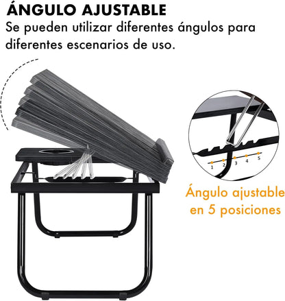 T-LoVendo Mesa Reclinable para Cama y Sofá, Bandeja Plegable