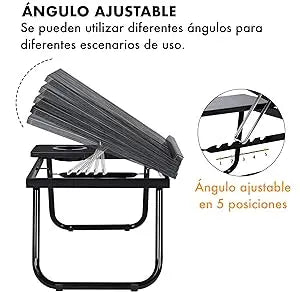 T-LoVendo Mesa Reclinable para Cama y Sofá, Bandeja Plegable