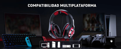 Cascos Gaming para Ps5 Ps4 PC