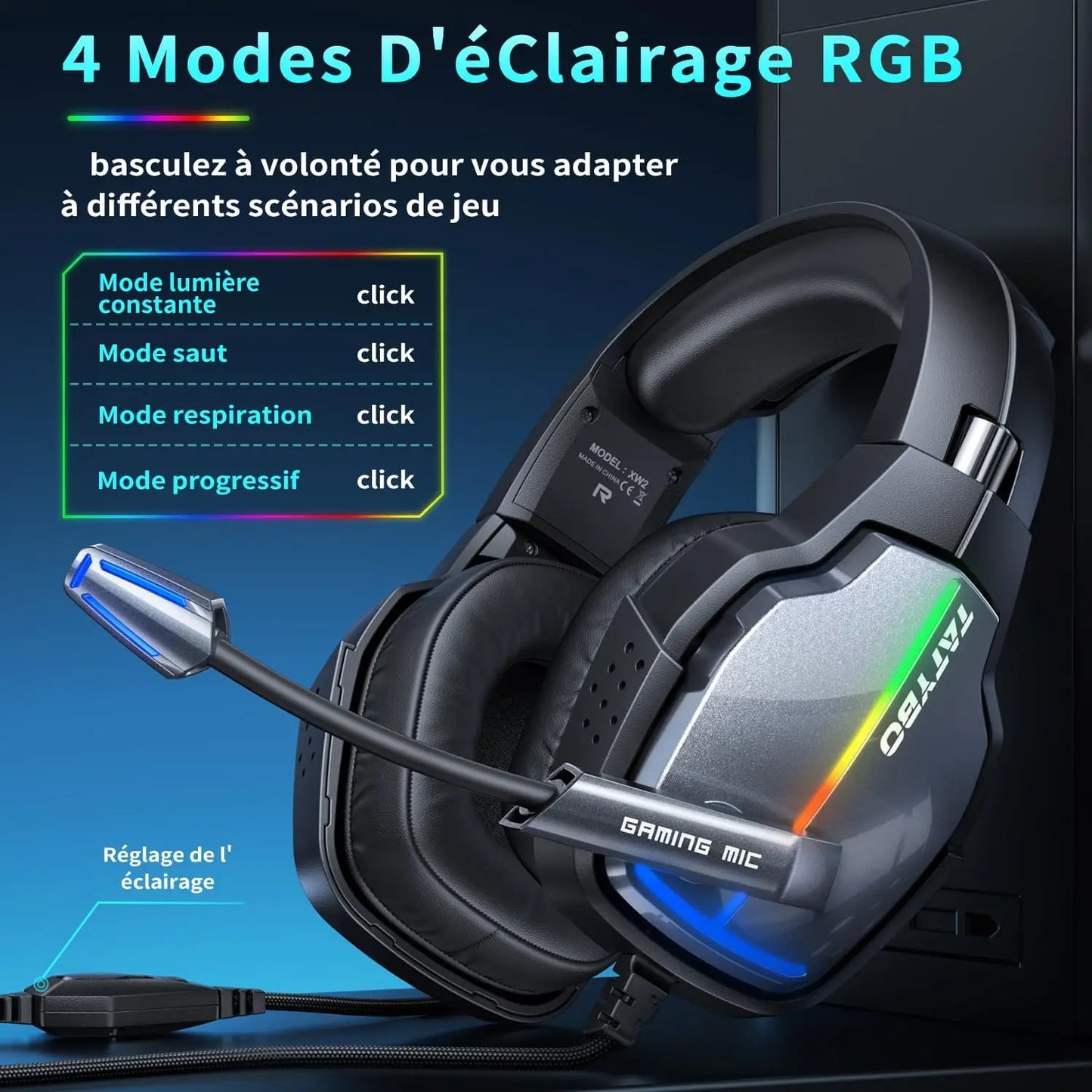 Cascos Gaming para Ps5 Ps4 PC