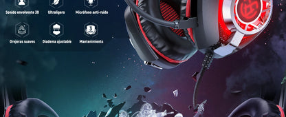 Cascos Gaming para Ps5 Ps4 PC