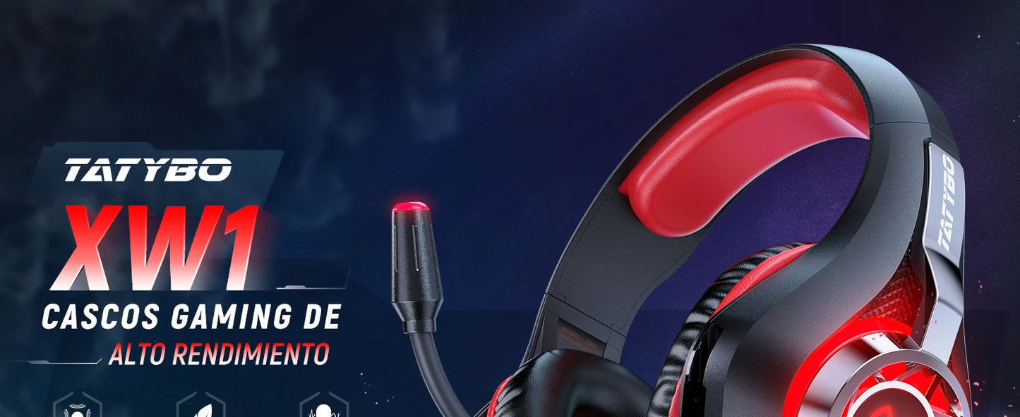 Cascos Gaming para Ps5 Ps4 PC