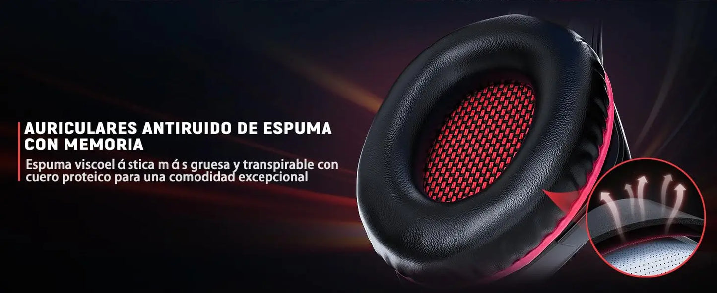 Cascos Gaming para Ps5 Ps4 PC