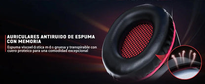 Cascos Gaming para Ps5 Ps4 PC