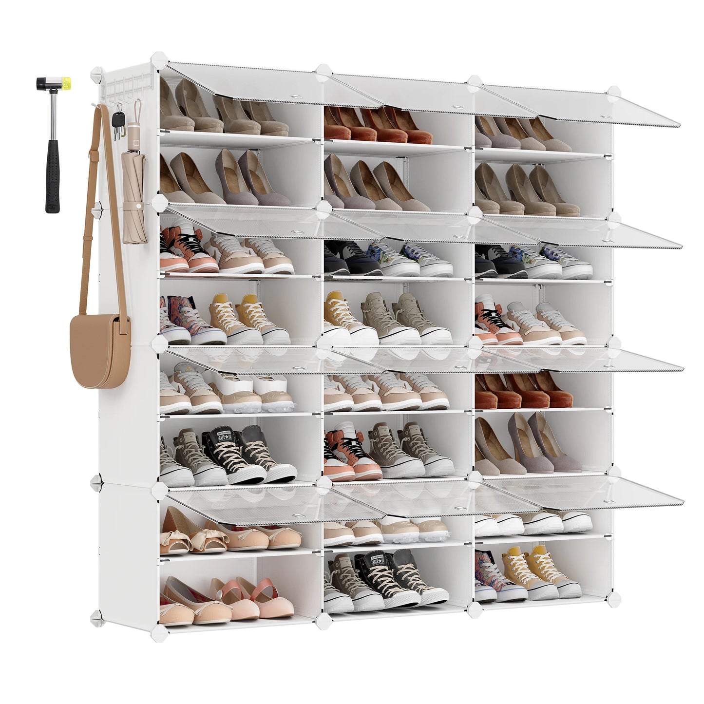 SONGMICS Mueble Zapatero Plástico,