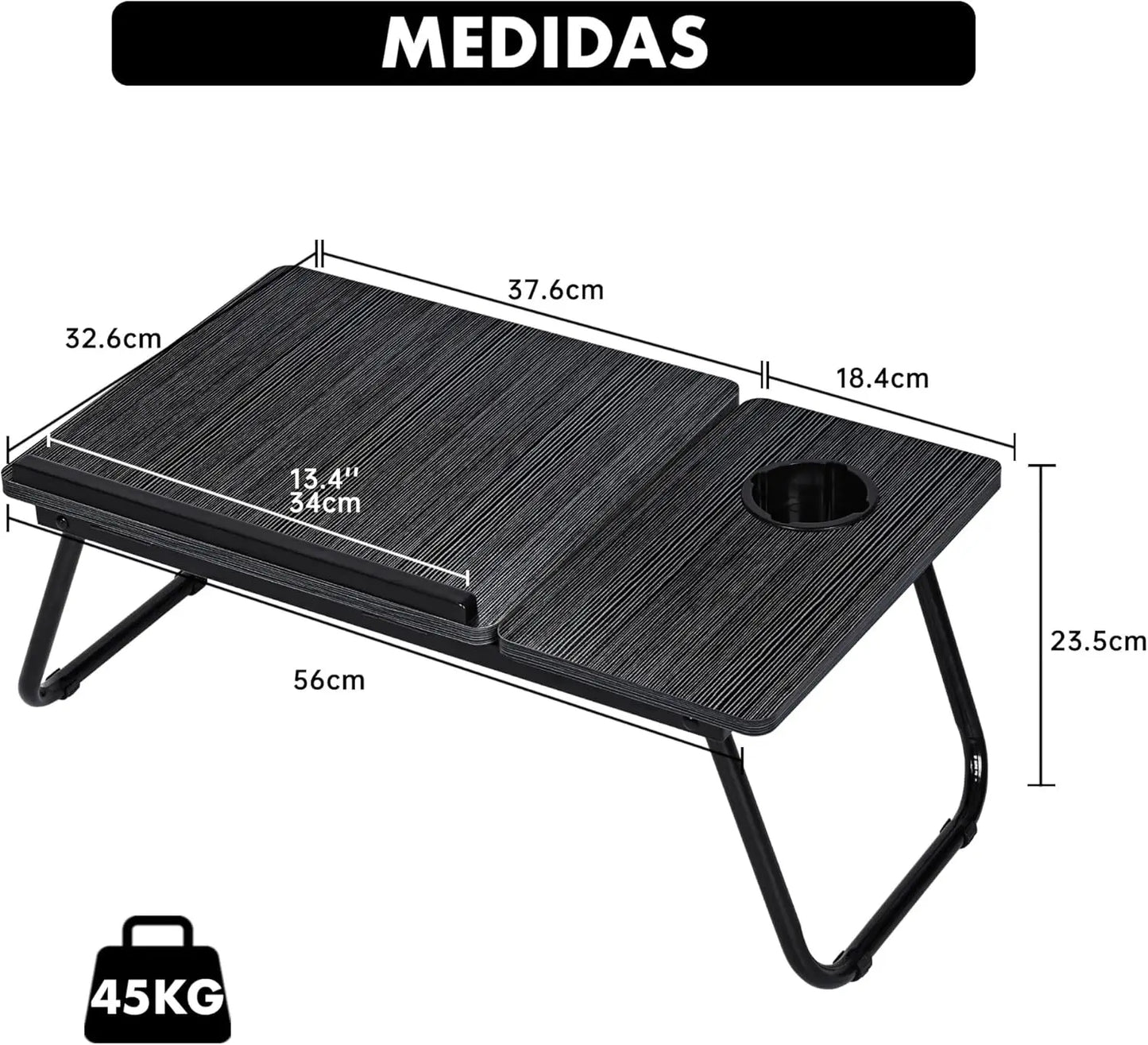 T-LoVendo Mesa Reclinable para Cama y Sofá, Bandeja Plegable