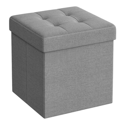 Puff Almacenaje, Baúl de Almacenaje Plegable,