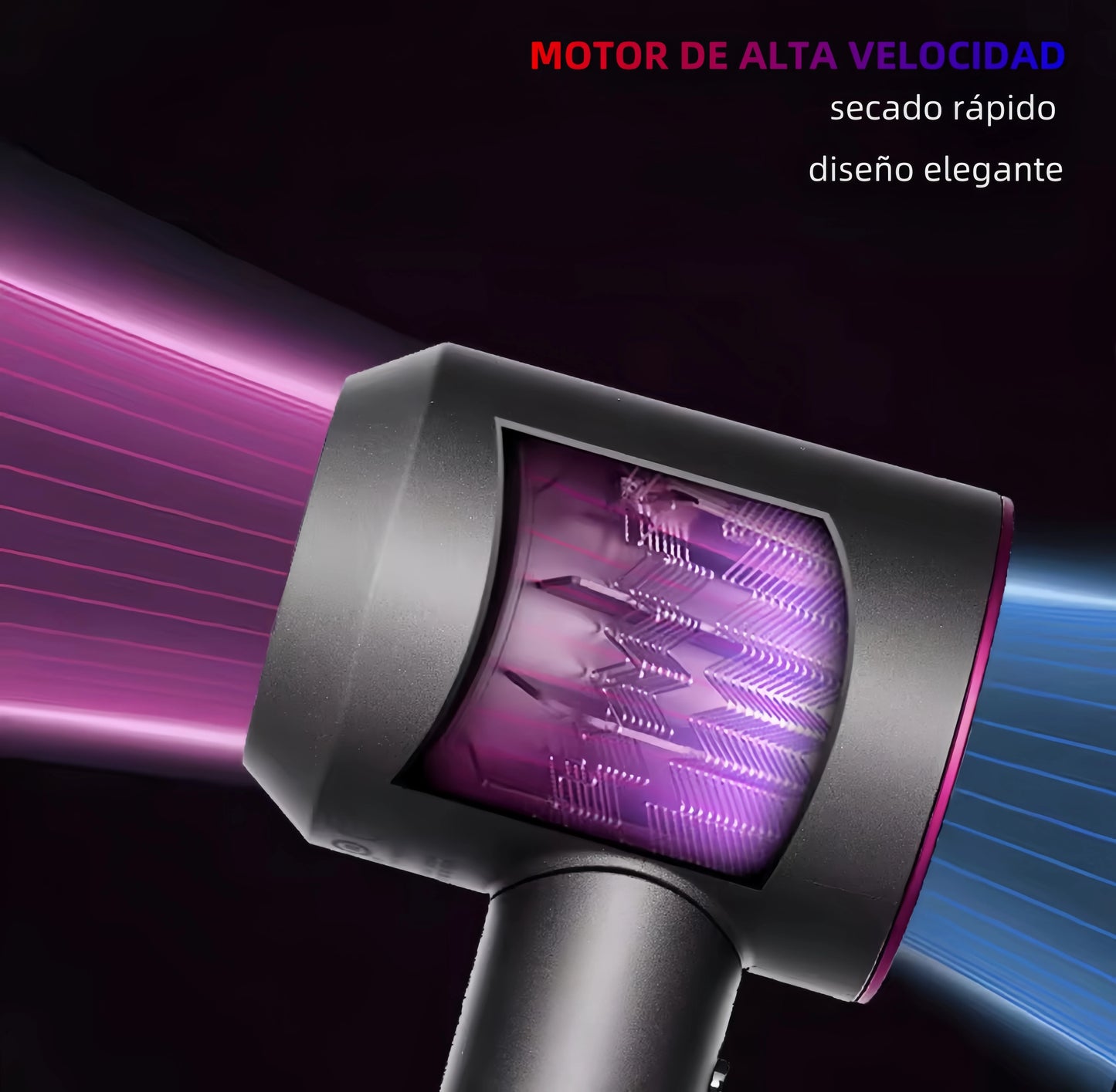 Secador de Pelo Profesional iónico Super Hair Dryer,