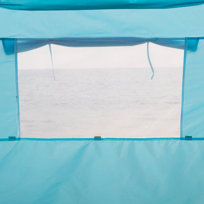 AKTIVE Paravientos playa, 213x133x120 cm, Tejido poliéster