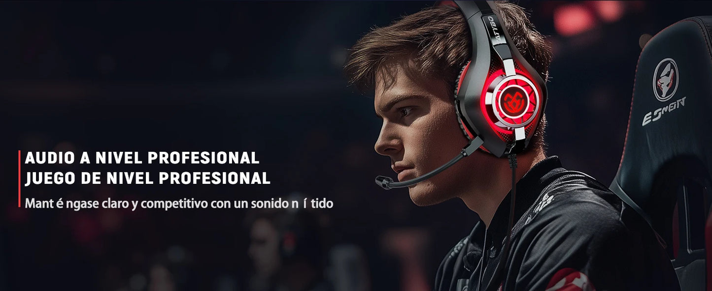 Cascos Gaming para Ps5 Ps4 PC