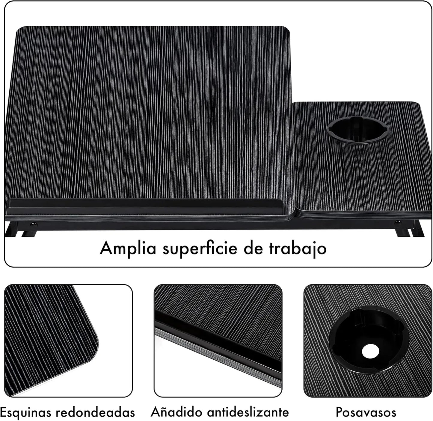 T-LoVendo Mesa Reclinable para Cama y Sofá, Bandeja Plegable