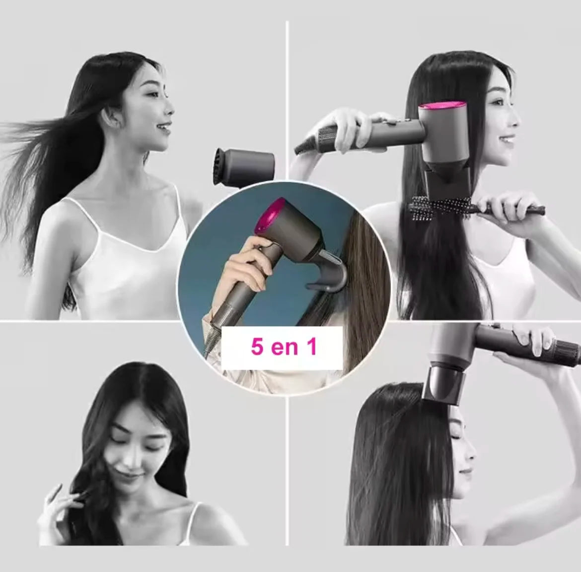 Secador de Pelo Profesional iónico Super Hair Dryer,