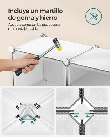 SONGMICS Mueble Zapatero Plástico,