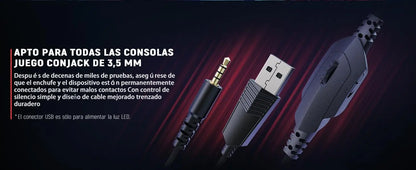 Cascos Gaming para Ps5 Ps4 PC