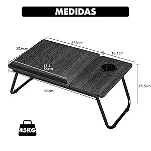 T-LoVendo Mesa Reclinable para Cama y Sofá, Bandeja Plegable