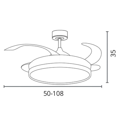 BEL AIR HOME - Ventilador de Techo