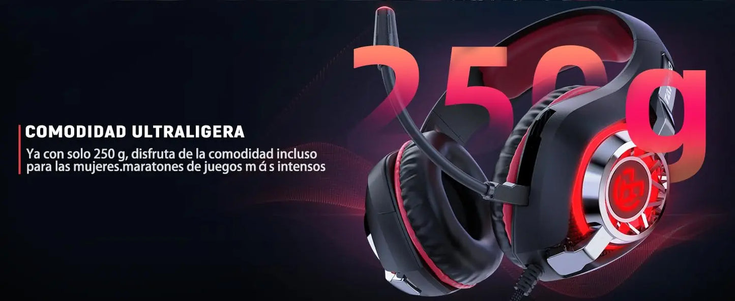 Cascos Gaming para Ps5 Ps4 PC