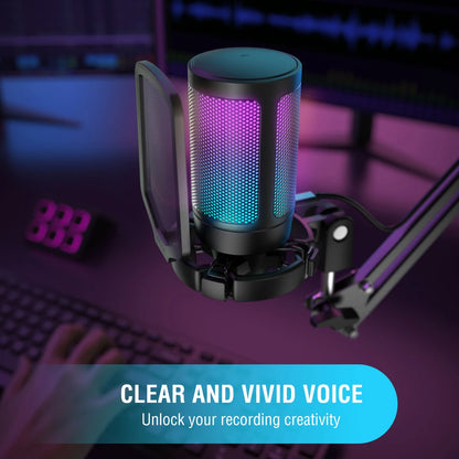 FIFINE Ampligame micrófono USB