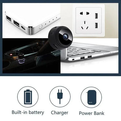 Mini Cámara de Seguridad WiFi 1080P HD