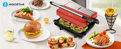 Parrilla Eléctrica, Máquina de Panini y Sandwichera,