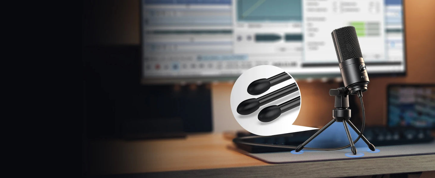 Micrófono de condensador USB FIFINE