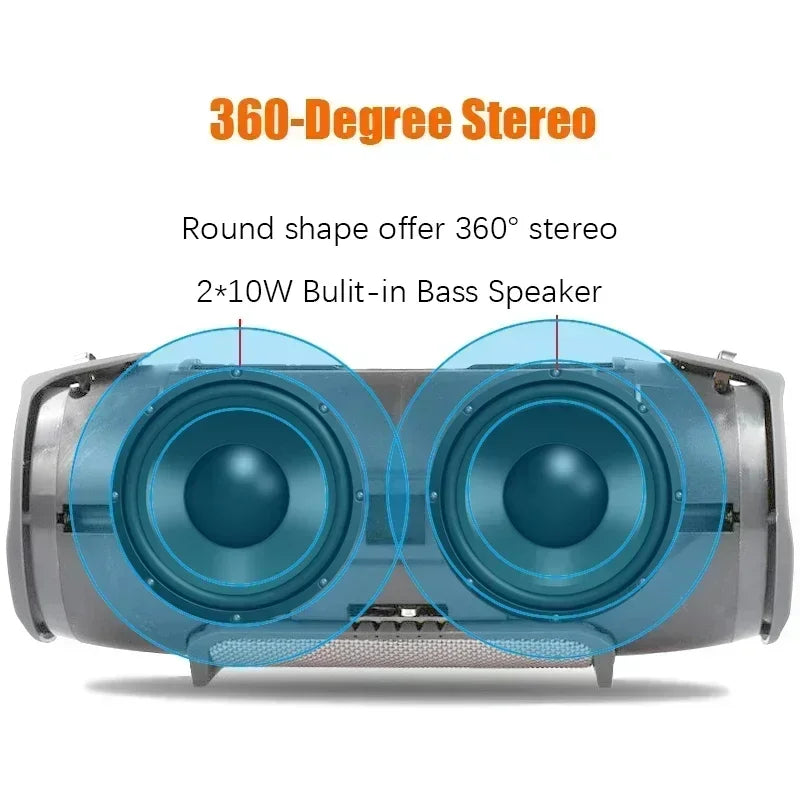 Altavoz Bluetooth TWS de 3600mAh