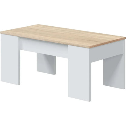 Mesa Centro Elevable, Mesita Salón o Comedor,