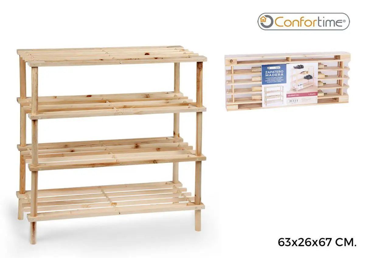 ARISE SHOP-Zapatero Madera 2-3-4Pisos Diseñado en España,