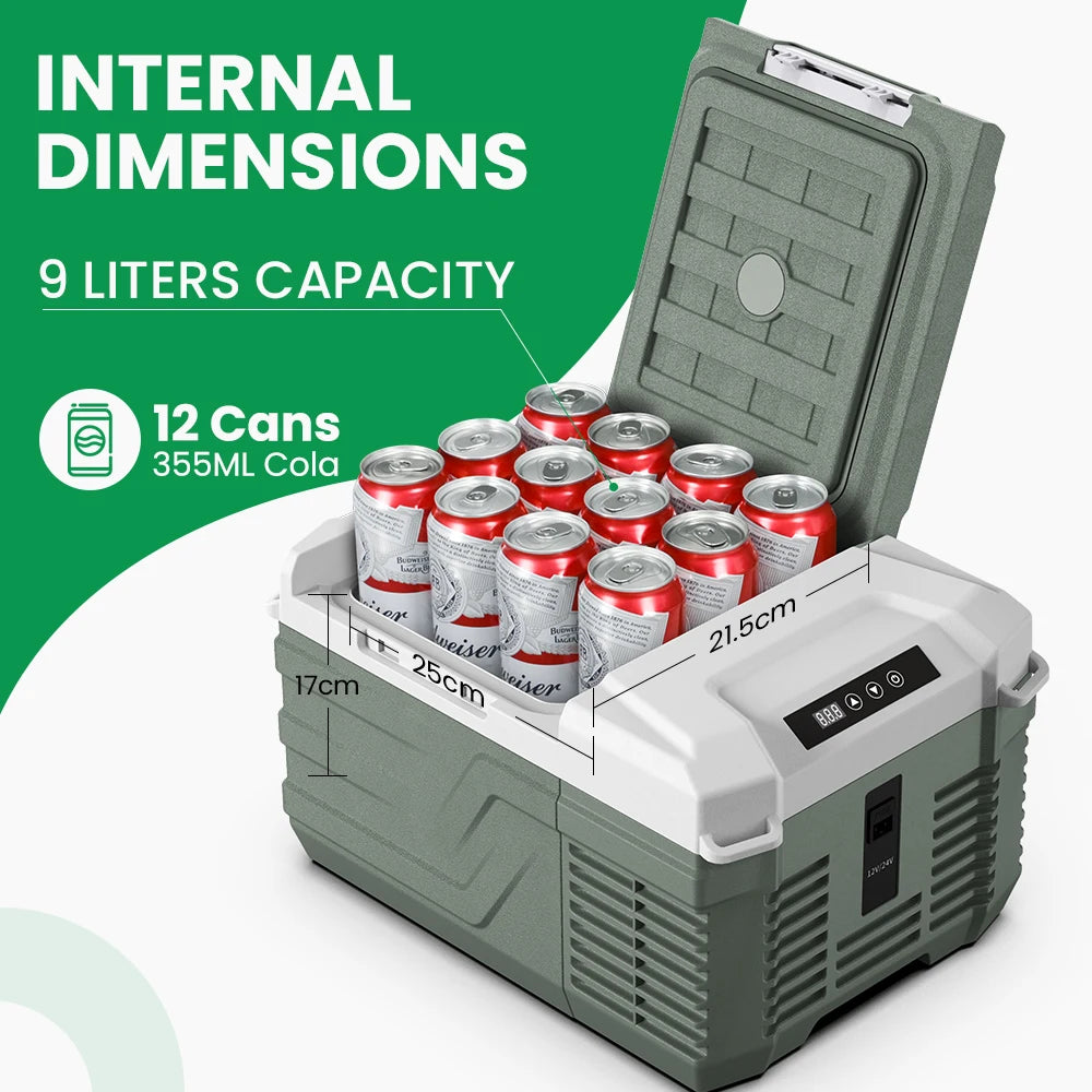 Alpicool NL9 9L Nevera Portátil 12V/24V