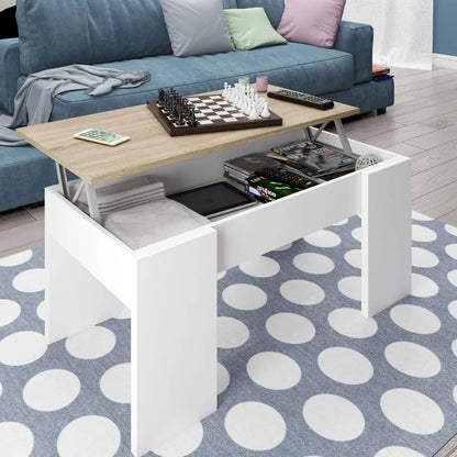 Mesa Centro Elevable, Mesita Salón o Comedor,