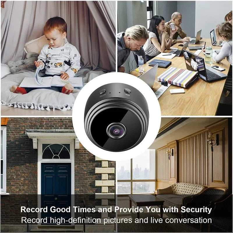 Mini Cámara de Seguridad WiFi 1080P HD