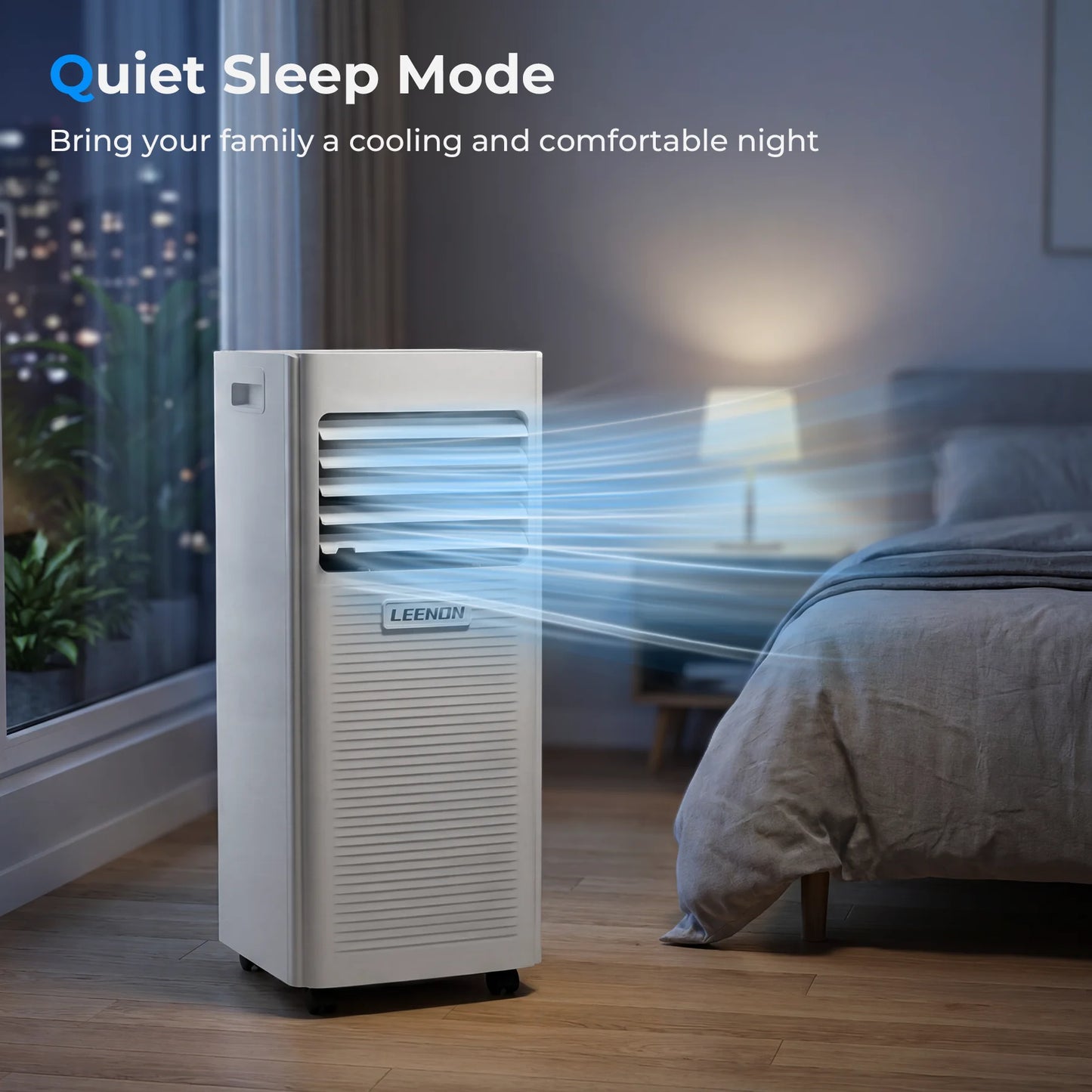 Aire Acondicionado Portátil de 9000 BTU (2.6 kW),