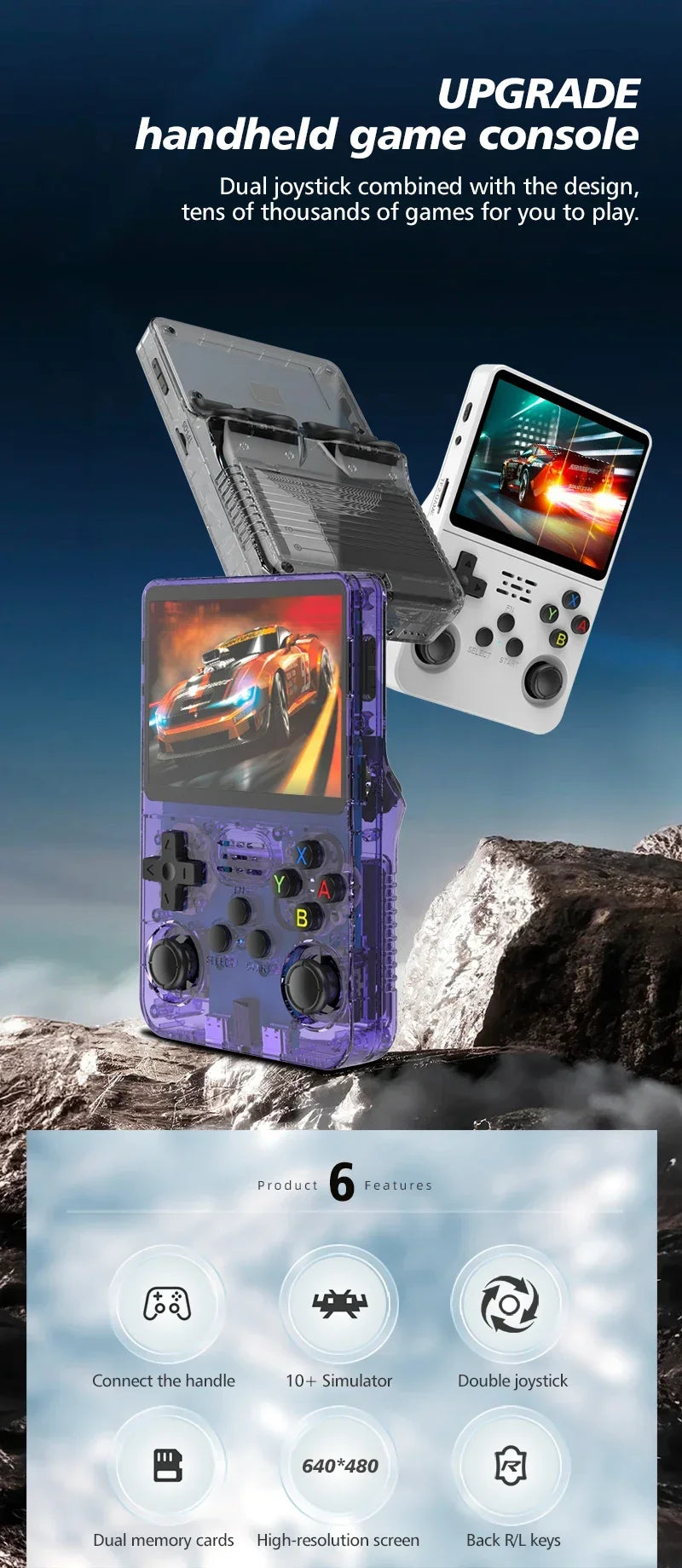 Consola de Videojuegos Retro Portátil R36S