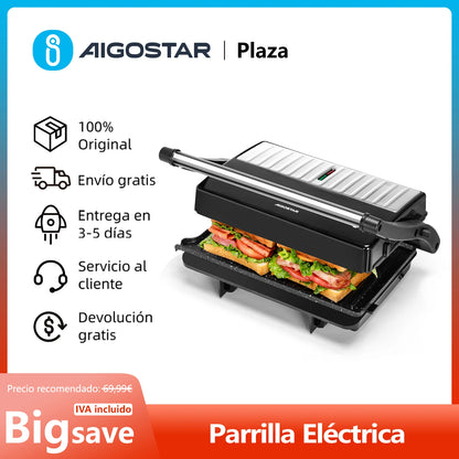 Parrilla Eléctrica, Máquina de Panini y Sandwichera,