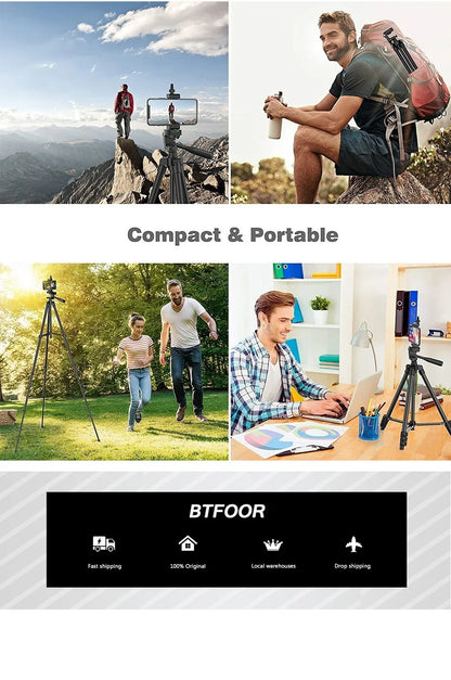 Trípode de viaje para teléfono,